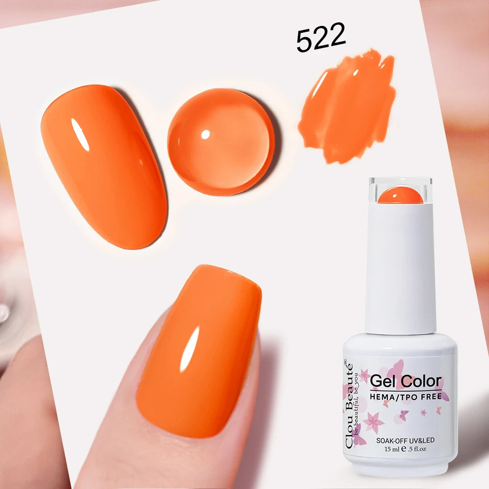 Clou Beaute Blue Series Nail Gel Polish Grey Green Lucky Nail Paint Gel Polish Gellak UV/LED Nail Gelpolish Soak Off Nail Art