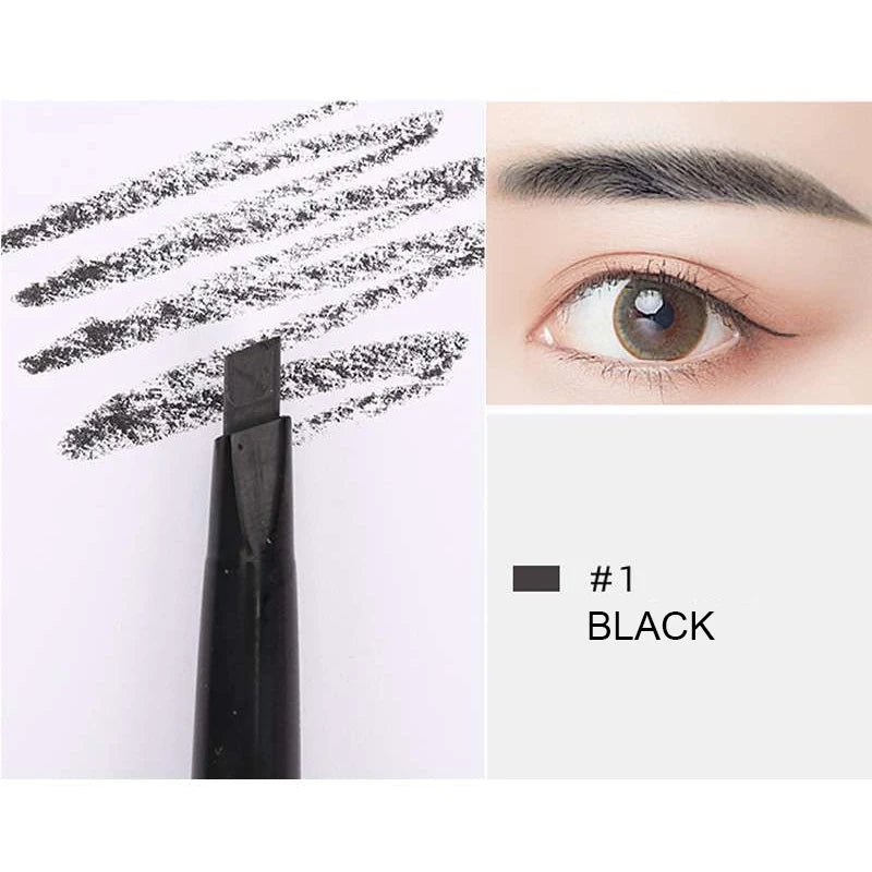 Double Head Eyebrow Pencil Waterproof Eyebrow Pen Tint Tattoo Eyebrows Makeup Cosmetics Natural Long Lasting Eye Brow Pencil