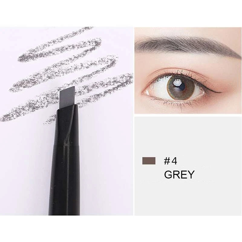 Double Head Eyebrow Pencil Waterproof Eyebrow Pen Tint Tattoo Eyebrows Makeup Cosmetics Natural Long Lasting Eye Brow Pencil