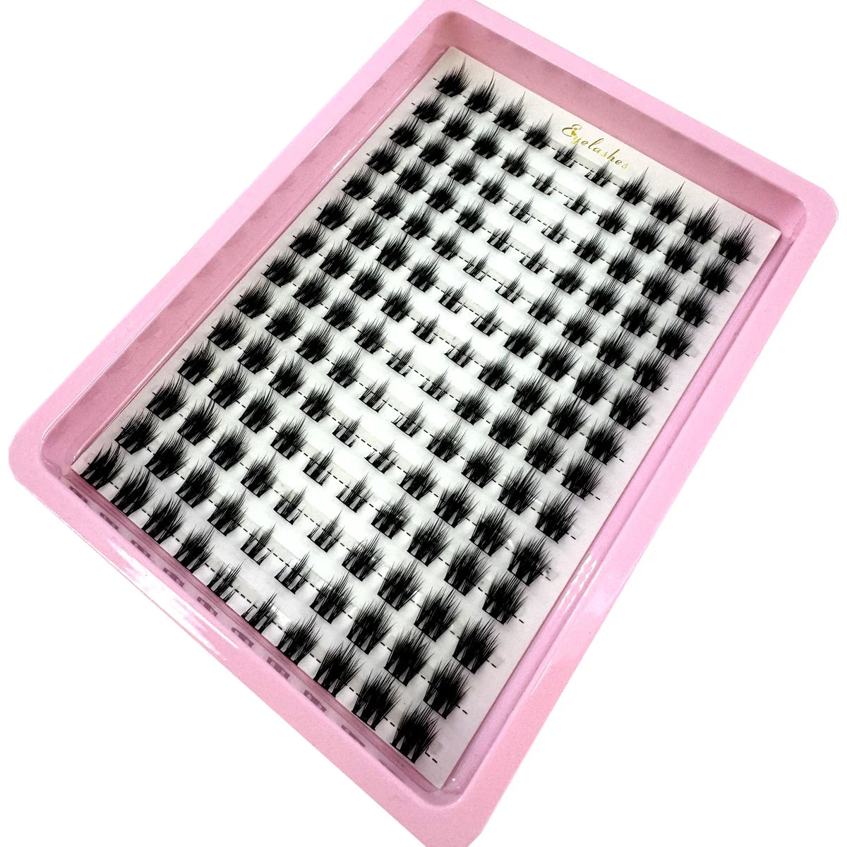 Extensions de cils individuelles, mélange 3D, volume et volume, effet œil de chat naturel en vison, maquillage cils, faux cils individuels