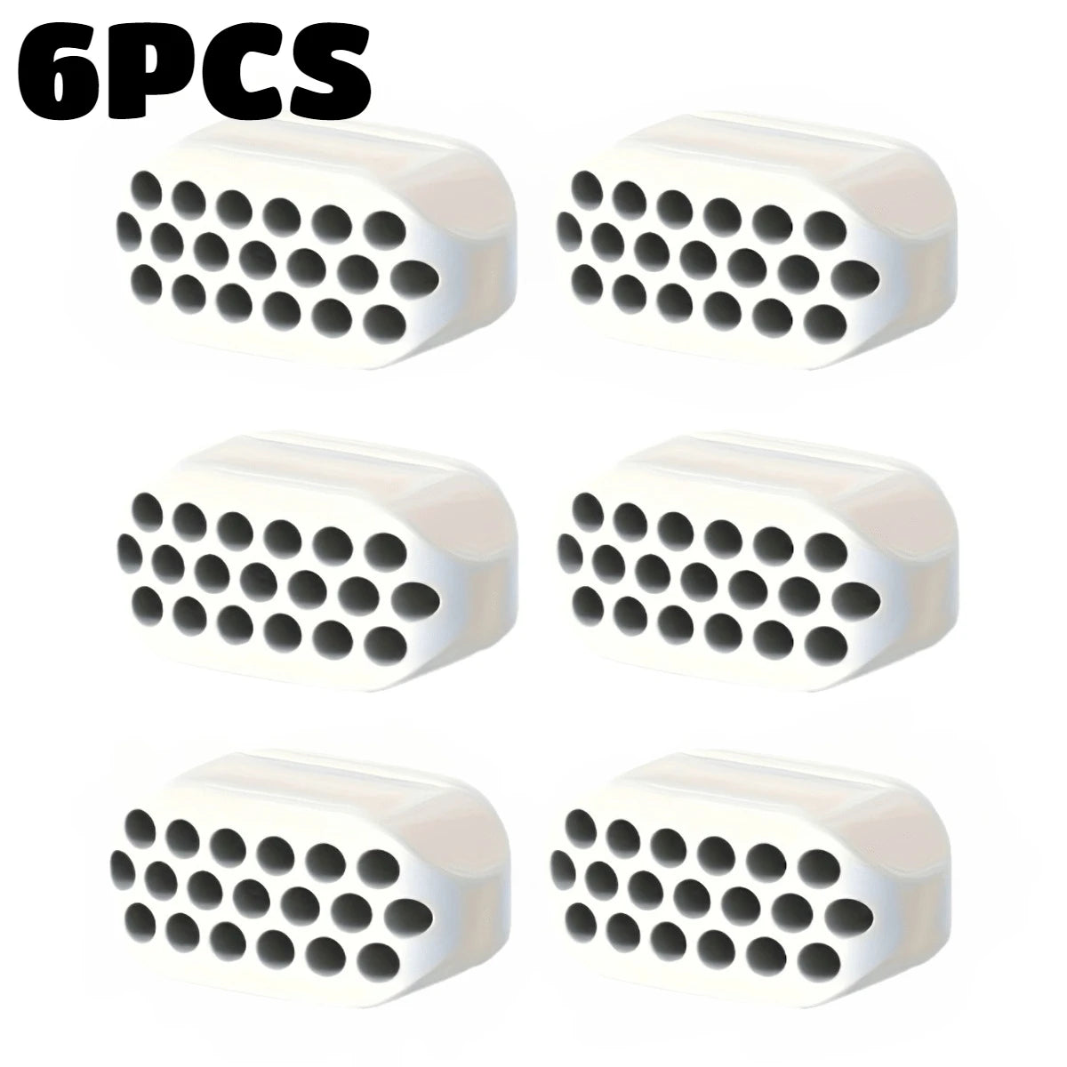 6PCS Jaw Exerciser Facial Muscle Trainer Unisex Neck Toning Equipment Facial Beauty Tool Chin Exerciser for Shaping Jawline