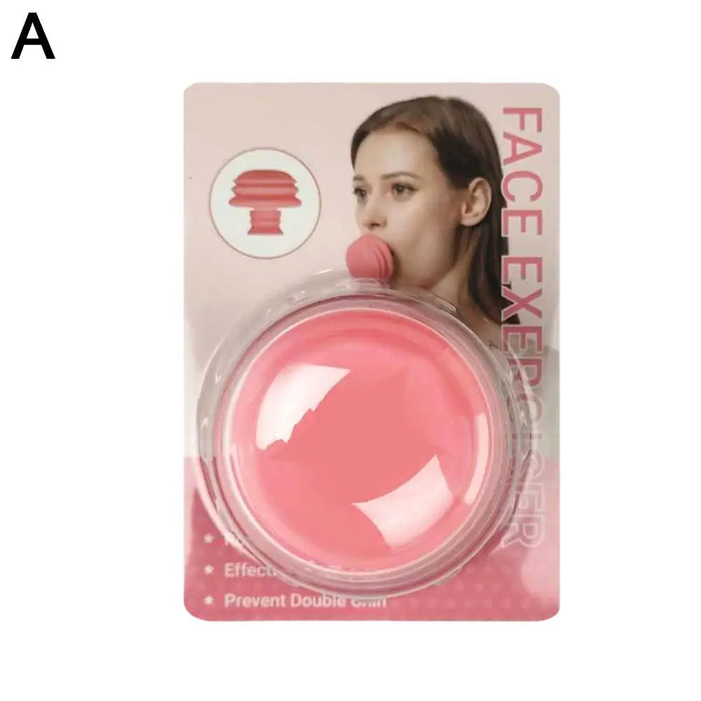 Face Jaw Exerciser Slimmer Jaw Face Neck Toning Exerciser,Facial Yoga Skin Tighten  Double Chin Breathing Exercise Device