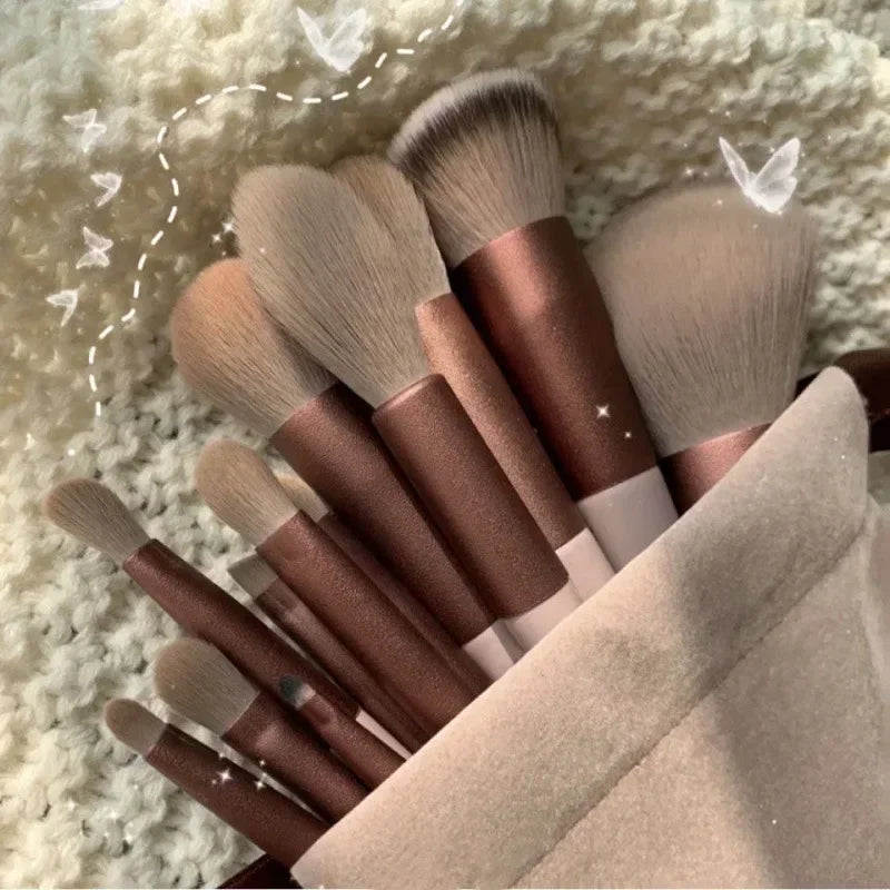 Pinceaux de maquillage ovales, brosse à dents, ensemble de pinceaux de maquillage, fond de teint, contouring, poudre, sourcils, blush, fard à paupières, outil de maquillage