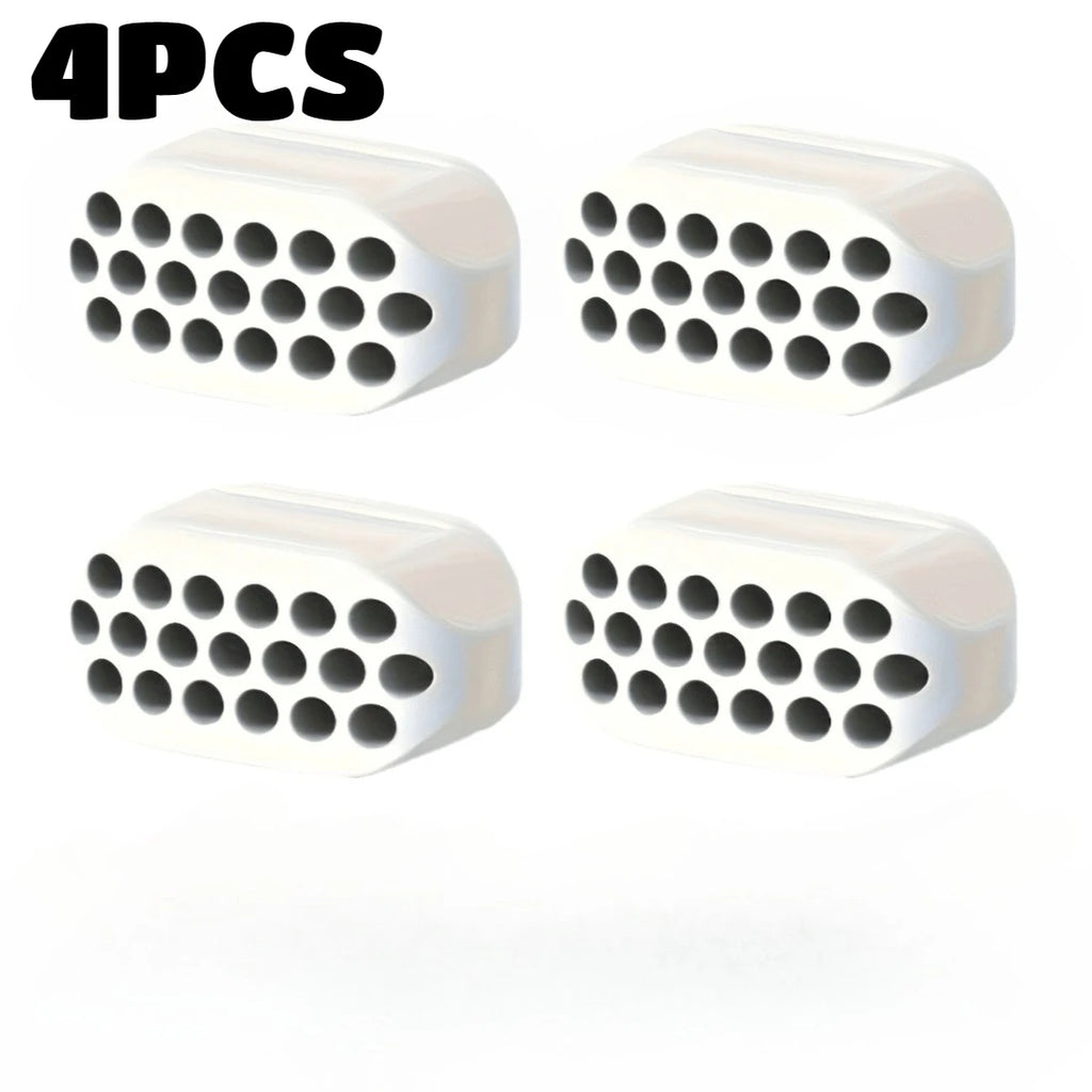 6PCS Jaw Exerciser Facial Muscle Trainer Unisex Neck Toning Equipment Facial Beauty Tool Chin Exerciser for Shaping Jawline