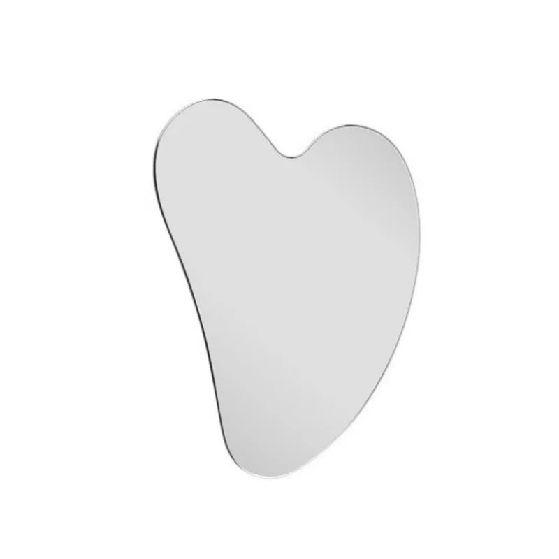 2pcs Facial Massager Stainless Steel Gua Sha Facial Tool Y Shape Blackhead Scraper Face Body Massage Accessories for Relaxing