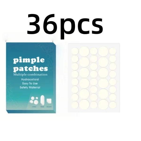 40 pieces of multi-color star acne patches, facial acne patches, concealer acne patches, and pimples patches, ultra-thin.