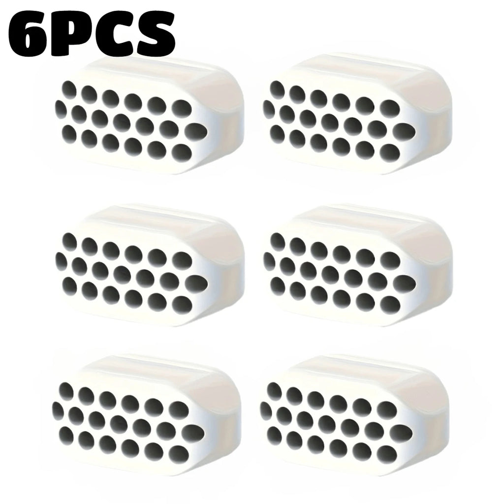 6PCS Jaw Exerciser Facial Muscle Trainer Unisex Neck Toning Equipment Facial Beauty Tool Chin Exerciser for Shaping Jawline