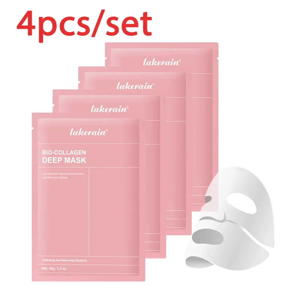 Masque visage bio-collagène en profondeur - Réduit les pores - Hydratation intense - Soin de nuit - Hydratation, fraîcheur et éclat