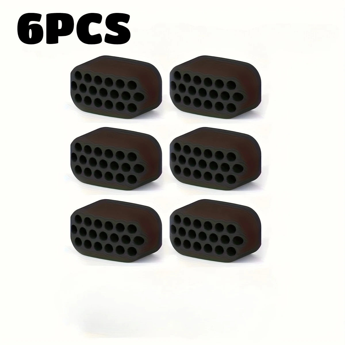 6PCS Jaw Exerciser Facial Muscle Trainer Unisex Neck Toning Equipment Facial Beauty Tool Chin Exerciser for Shaping Jawline