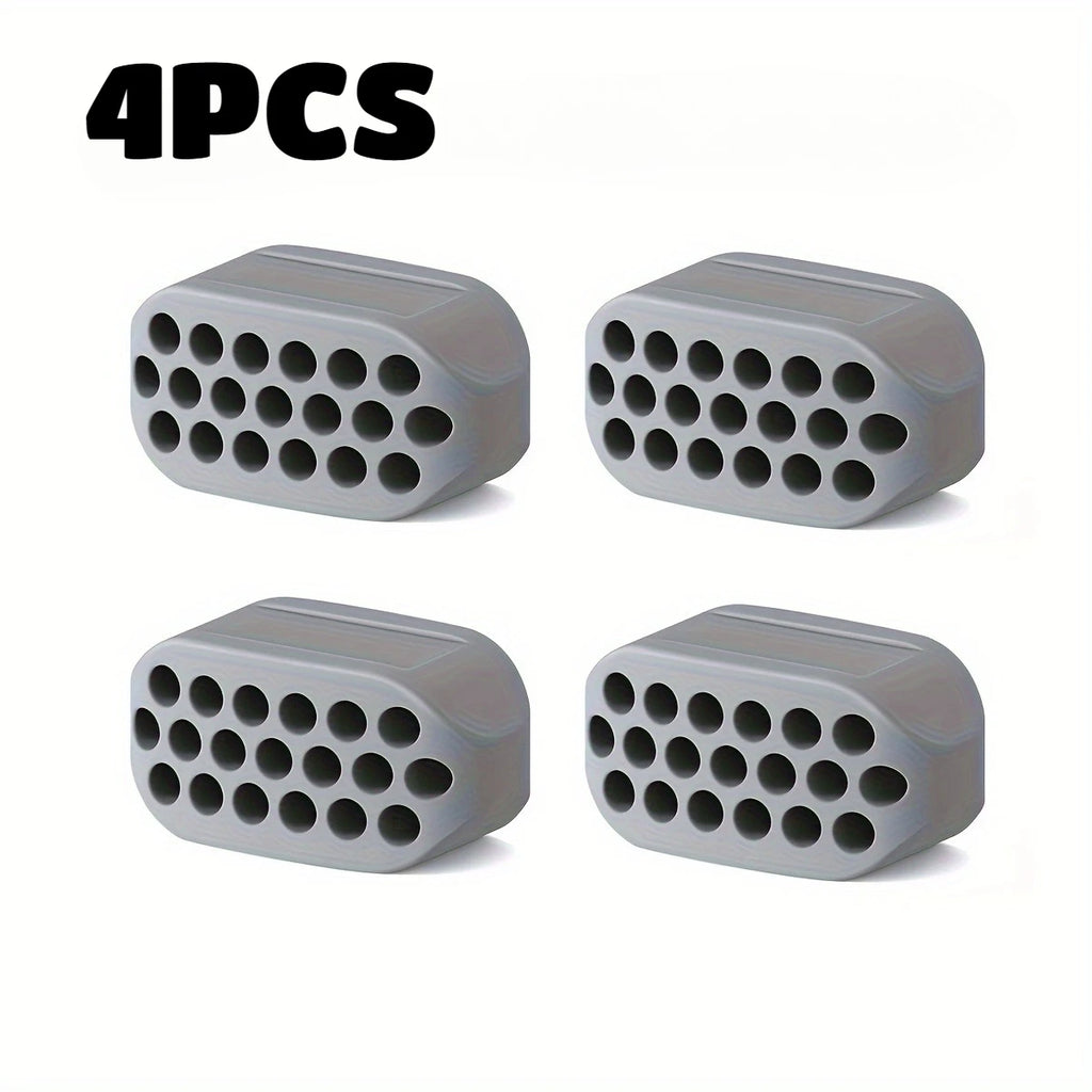 6PCS Jaw Exerciser Facial Muscle Trainer Unisex Neck Toning Equipment Facial Beauty Tool Chin Exerciser for Shaping Jawline