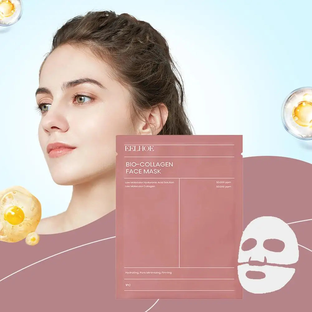 Masque Bio Collagen Real Deep - Réduit les pores - Hydratation intense - Soin visage de nuit - Hydratation, fraîcheur et éclat
