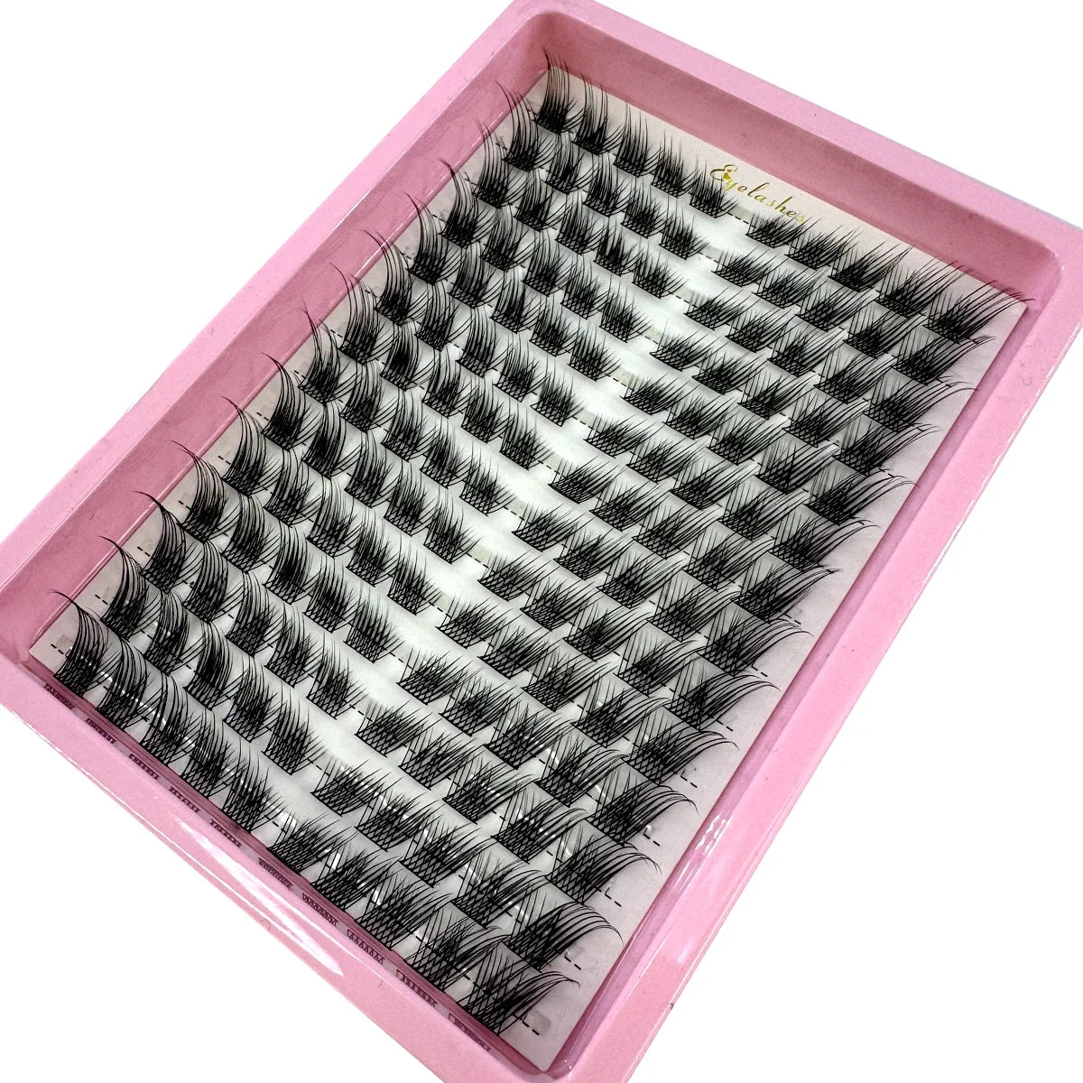 Extensions de cils individuelles, mélange 3D, volume et volume, effet œil de chat naturel en vison, maquillage cils, faux cils individuels