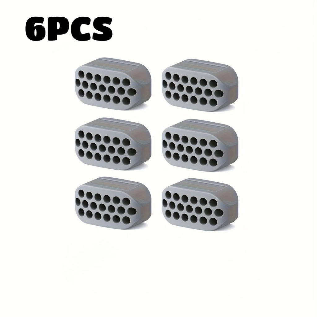 6PCS Jaw Exerciser Facial Muscle Trainer Unisex Neck Toning Equipment Facial Beauty Tool Chin Exerciser for Shaping Jawline