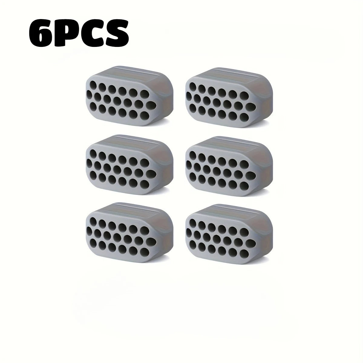 6PCS Jaw Exerciser Facial Muscle Trainer Unisex Neck Toning Equipment Facial Beauty Tool Chin Exerciser for Shaping Jawline