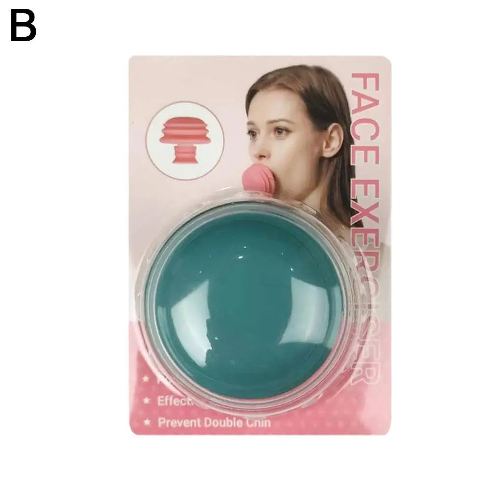 Face Jaw Exerciser Slimmer Jaw Face Neck Toning Exerciser,Facial Yoga Skin Tighten  Double Chin Breathing Exercise Device