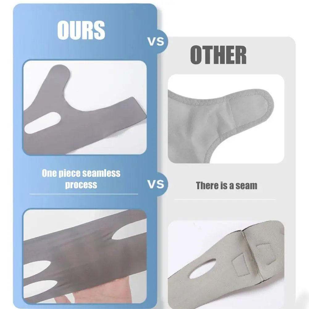 Face Sculpting Sleep Mask Breathable Elastic Lifting Tightening Mask Skin Care Slimming Strap Chin Up Mask For man