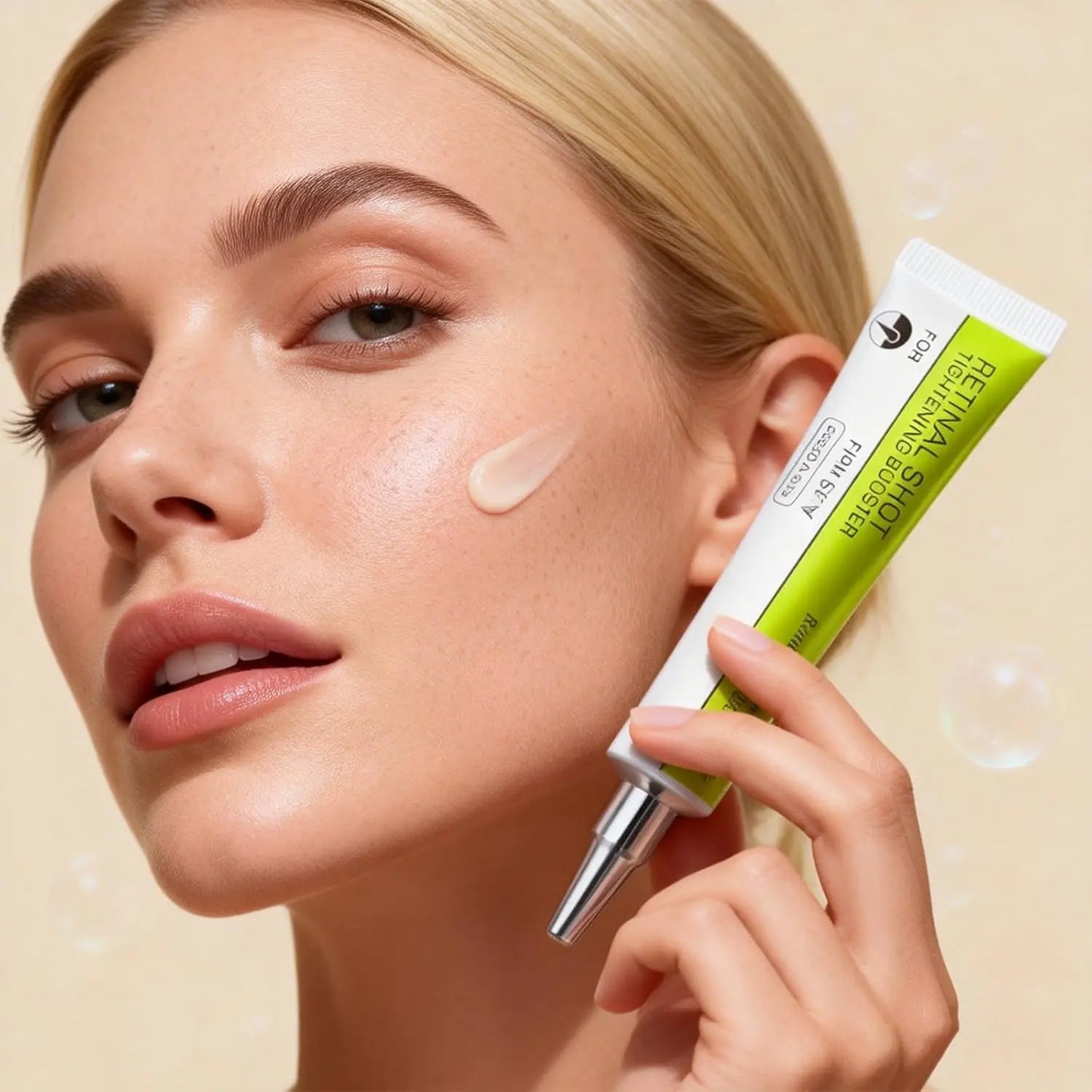 Crème contour des yeux et visage au rétinol, soin éclaircissant et raffermissant pour une peau plus lisse, atténue les ridules et améliore la fermeté (1/2/3 pièces).