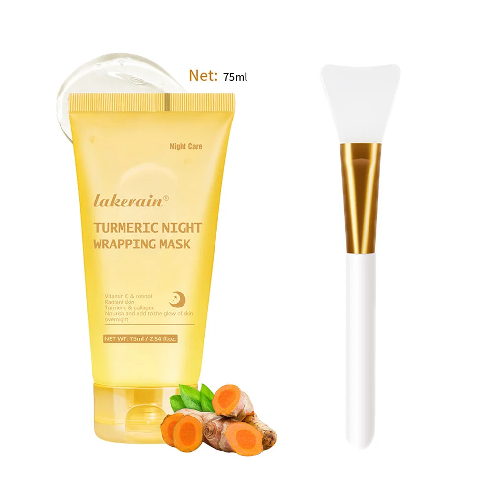 Masque coréen 100% intense au collagène, masque peel-off anti-rides et liftant pour le visage, soin de nuit bio pour femme.