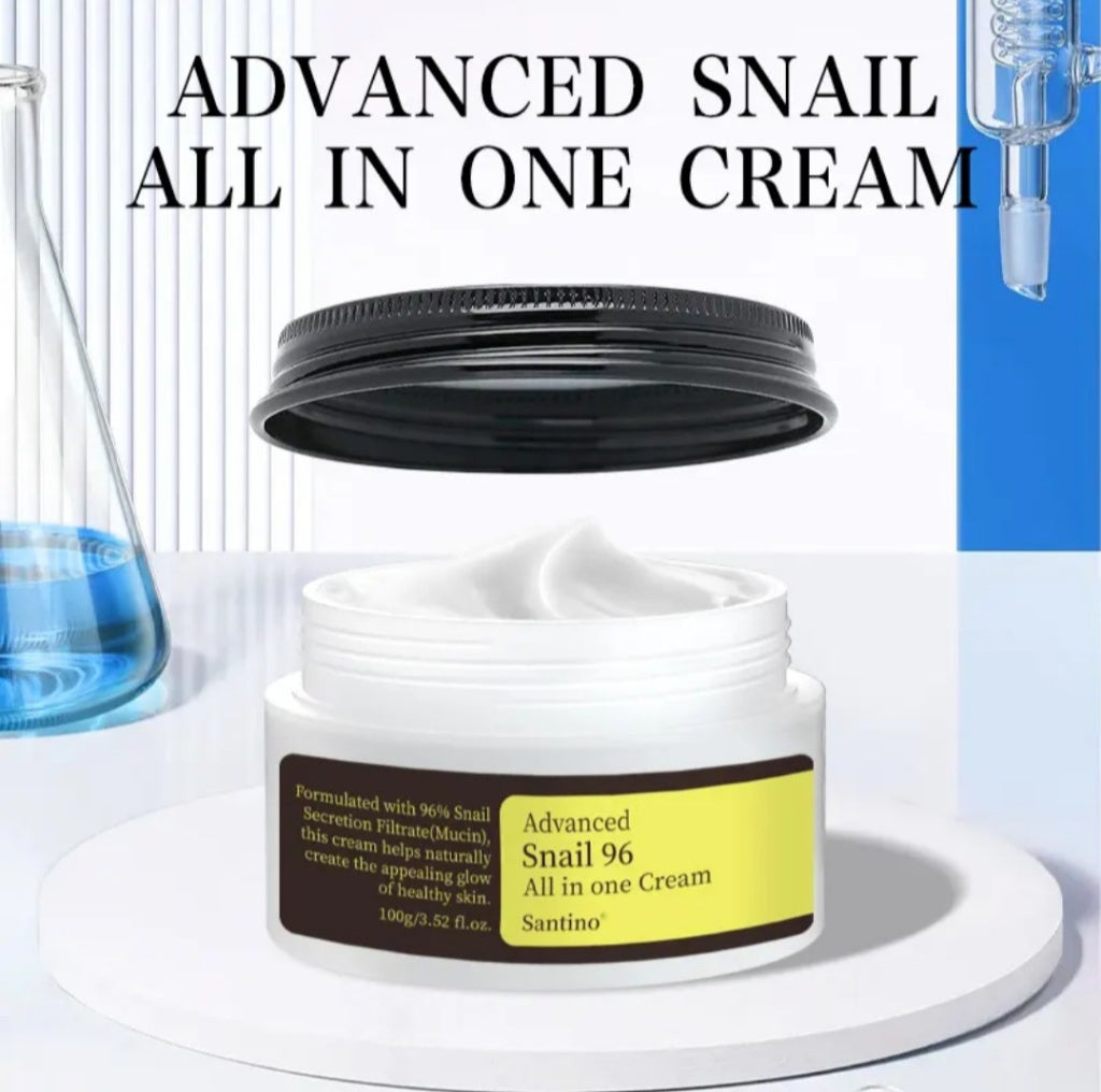 Santino Crème Tout-en-un Advanced Snail 96 Mucine d'Escargot 100g Neuve