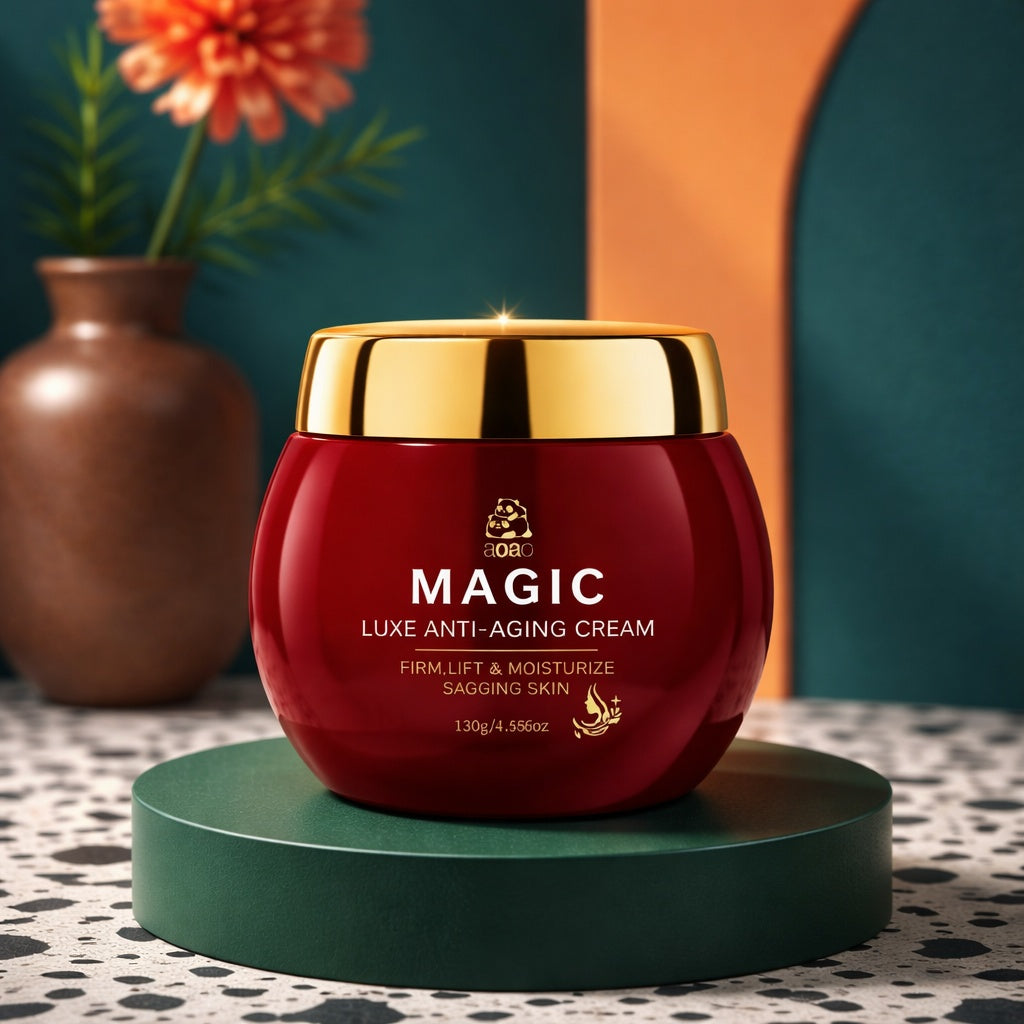 Crème anti-âge aoao Magic Luxe 130g | Hydrate & raffermit