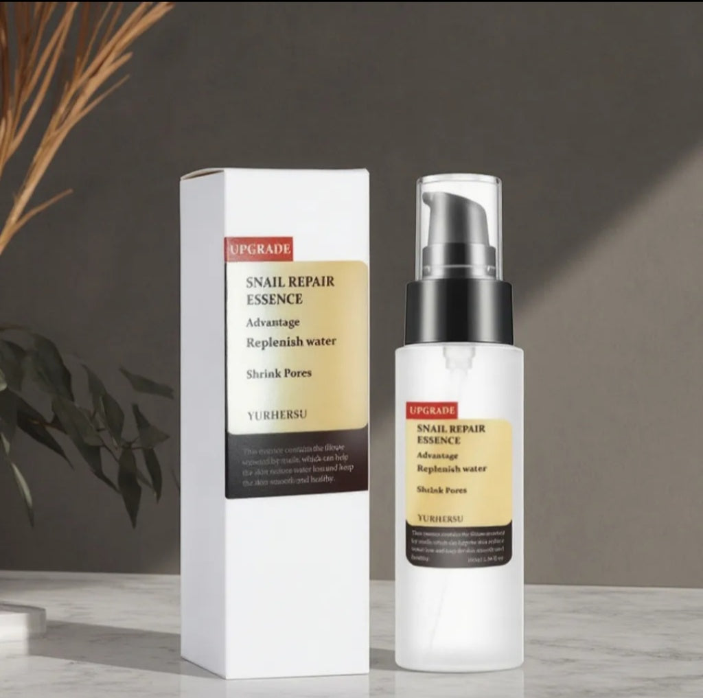 YURHERSU Essence Réparatrice Bave Escargot 100ml – Hydratant Pores