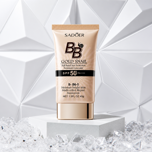 SADOER Gold Snail BB Cream SPF 50 PA++++ Concealer 40g New