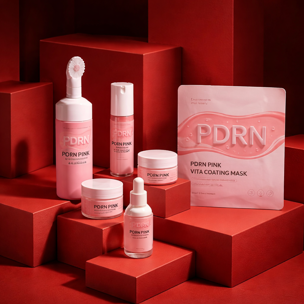 Coffret de soins PDRN Pink : Masque hydratant et nourrissant au collagène et à l'ADN de saumon pour un effet liftant et raffermissant. Ce coffret illumine le teint et nourrit la peau.