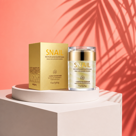 OneSpring Crème Visage Escargot Réparatrice Éclaircissante 60g Neuve
